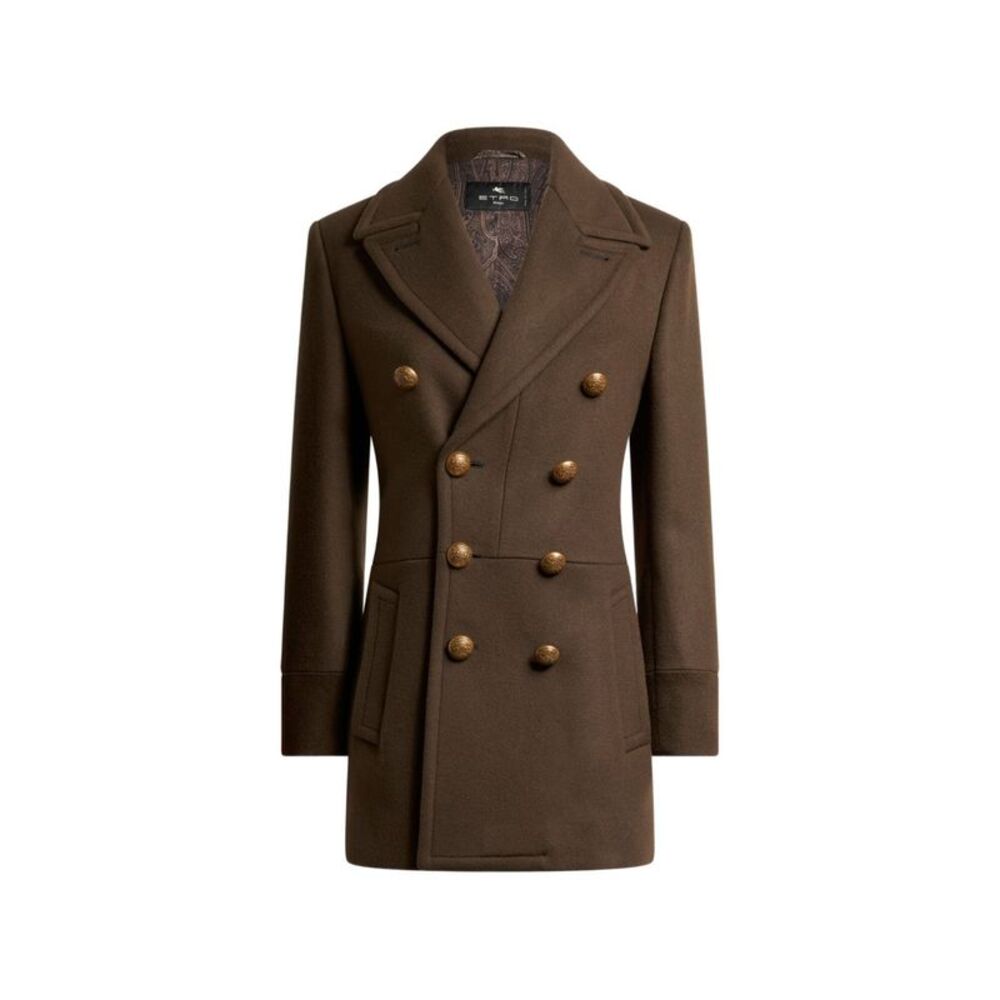 Etro Women Wool Double-Breasted Jacket